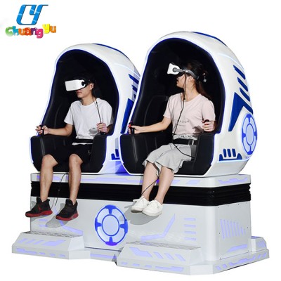 Amusement Park 9D Virtual Reality Simulator Video Cinema Motion Platform 9D Theater Chair For Sale