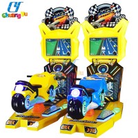 Game Center Coin Operated Simulator Driving Car Video Moto Racing Arcade Game Machine