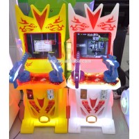 Kiddle amusement led coin operated shooting kids ticket redemption game machine