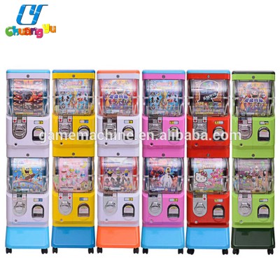 Coin Operated Mini Toy Gumball Gift Capsule Gashapon Vending Game Machine