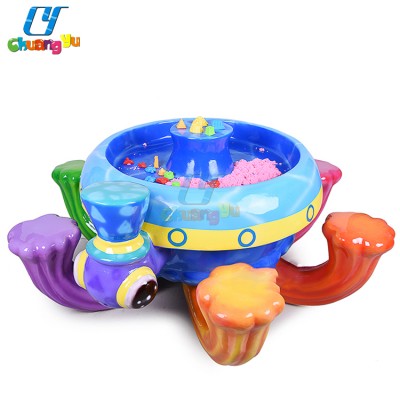 Indoor Amusement Park Kids DIY Art Painting Fiberglass Sand Game Table For Sale