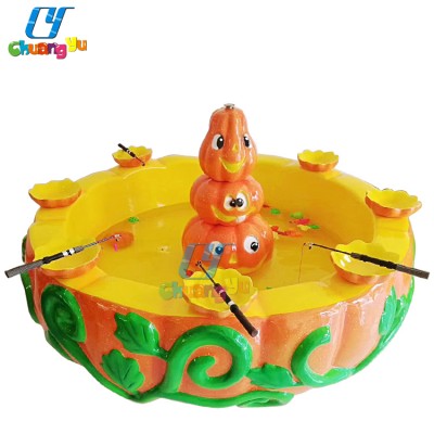 Amusement Park Simulator Fishing Pond Games Equipment Kids Fish Shooting Game Machine